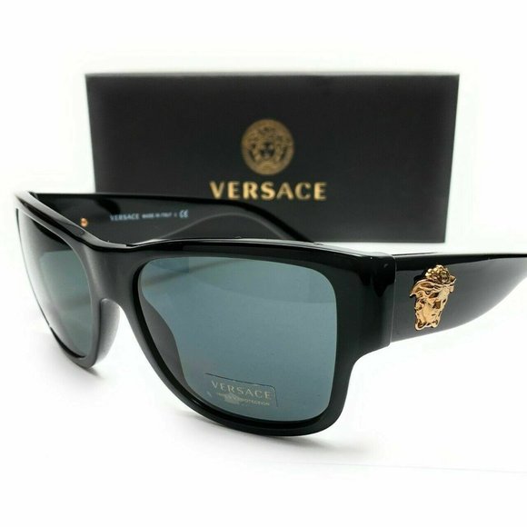 Versace Gold Men's 58mm Sunglasses
